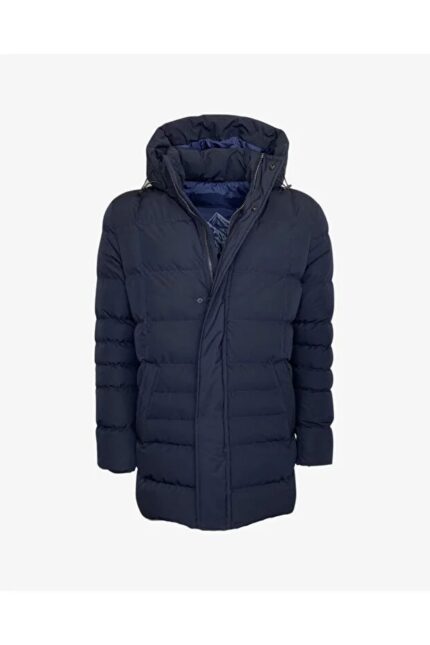 Spor Kapüşonlu Uzun Kaban