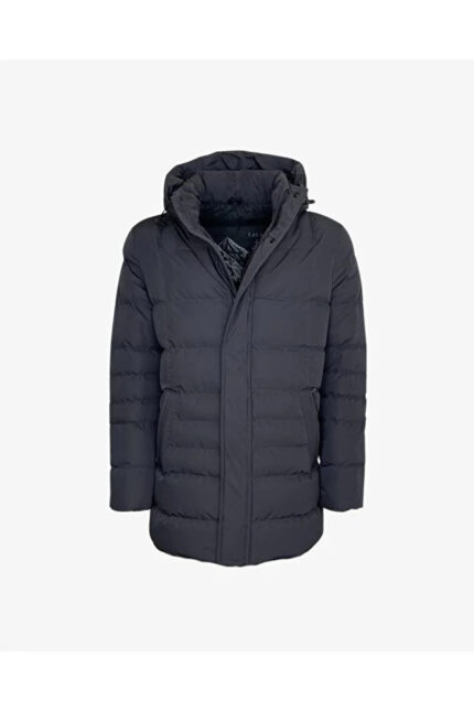 Spor Kapüşonlu Uzun Kaban